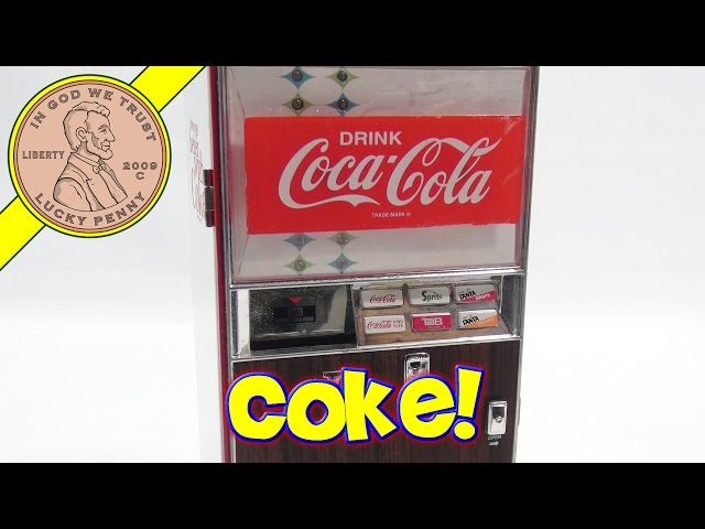 Coca Cola Musical Vending Machine Bank, Enjoy A Coke! - YouTube