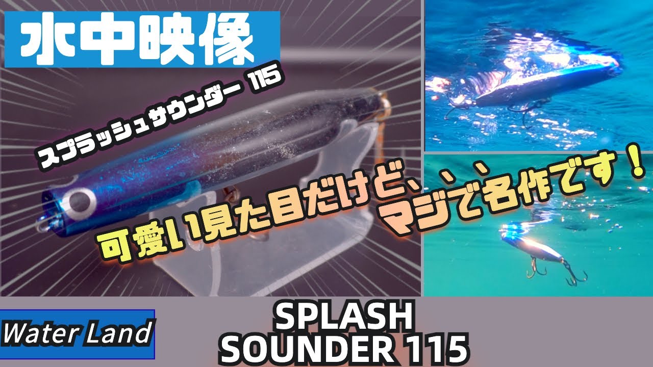 水中映像】テクノジャーク？いえ、スプラッシュサウンダー115です