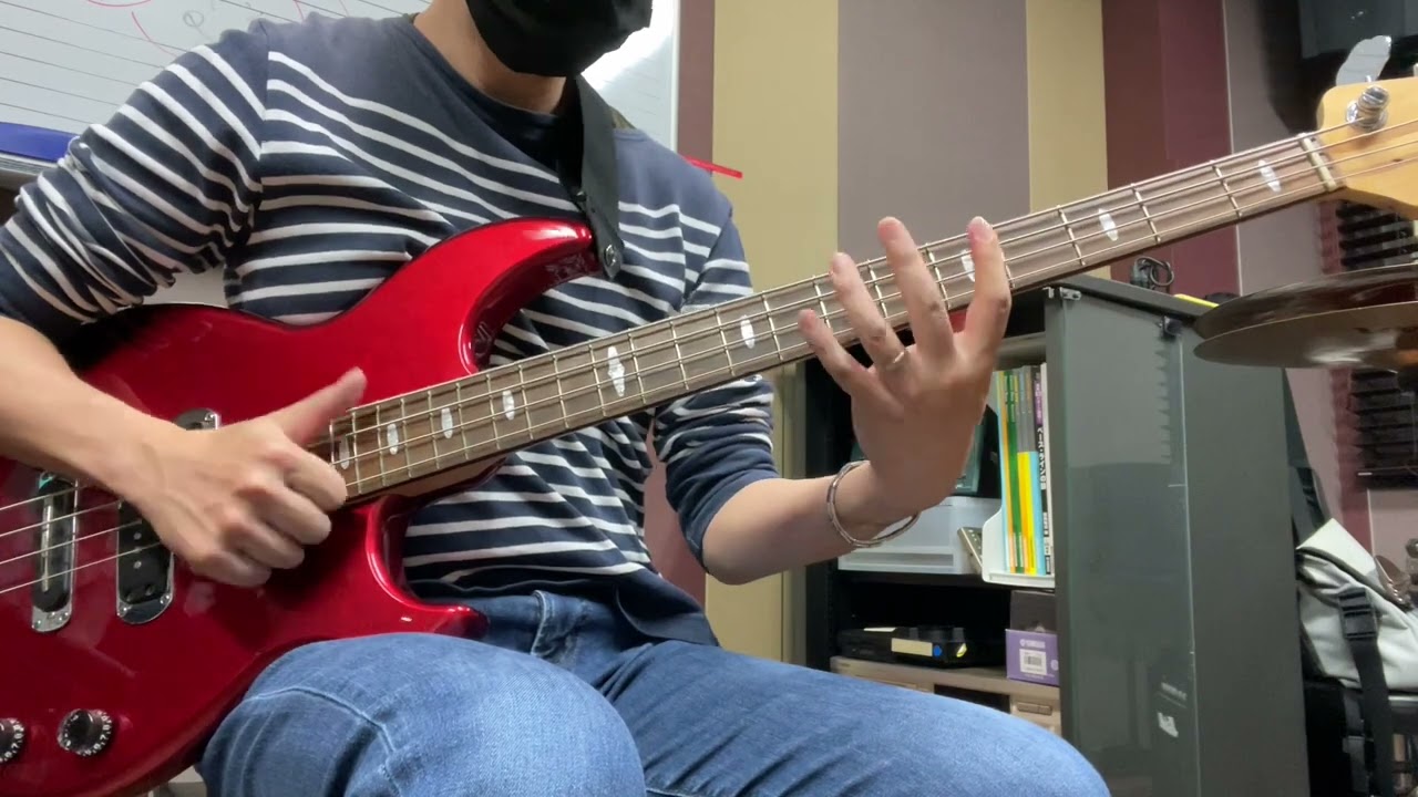 弦交換記念 (4) 】YAMAHA BB424でちょっとだけ弾く「Pow」【教室の備品