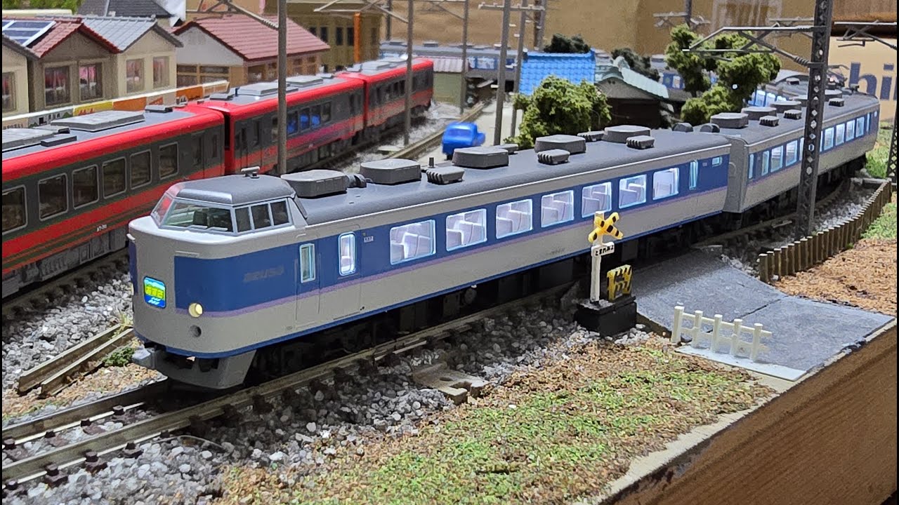 TOMIX 189系特急電車 あずさ・グレードアップ車 基本セット - YouTube