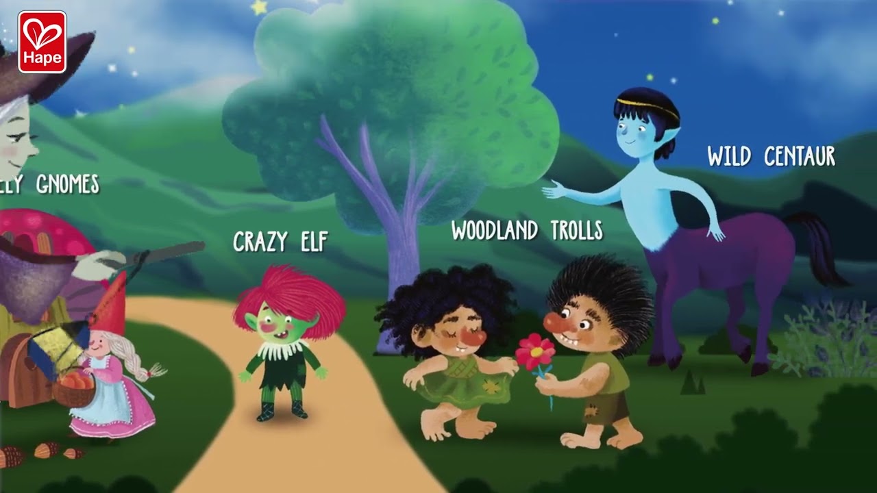 Hape Magic Forest Puzzle 200 Pieces Colorful Giant – HapeToys