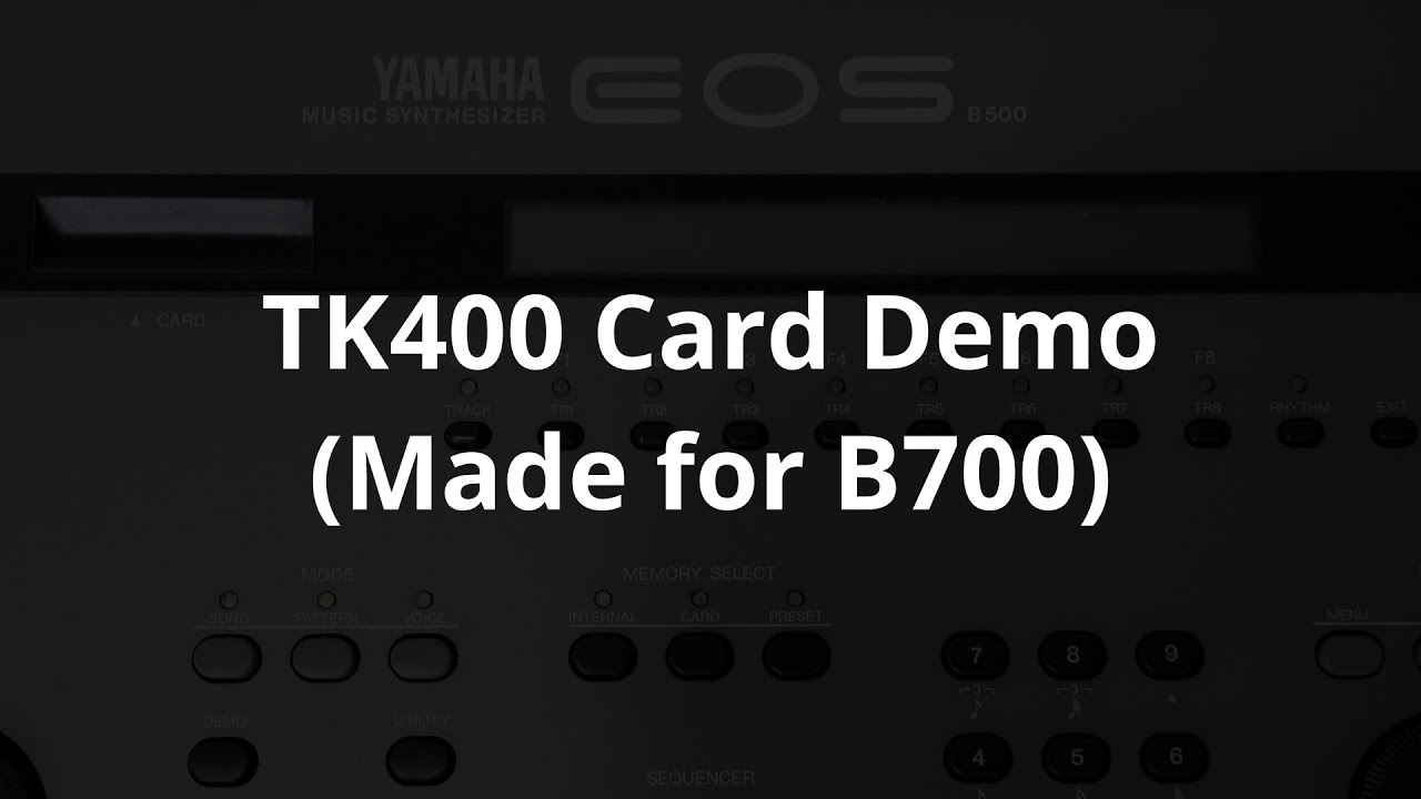 Yamaha EOS B900EX - All Sounds - YouTube