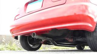 EG6 シビック オールステンマフラー センター出し 60-70φ BE FREE