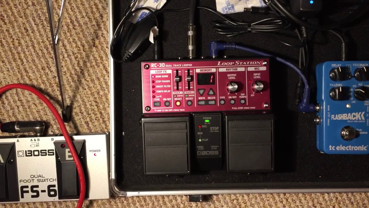 How to use the Boss RC-30 Loopstation Loop Looper Pedal and Boss
