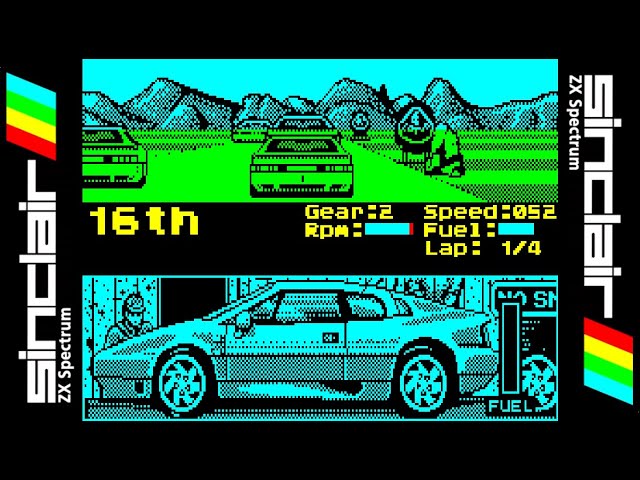 LOTUS ESPRIT TURBO CHALLENGE (1990) Walkthrough, ZX Spectrum - YouTube
