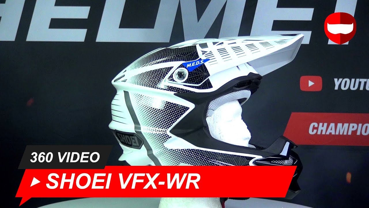 Shoei VFX-WR Blazon TC-6 Cross Helmet - ChampionHelmets.com - YouTube