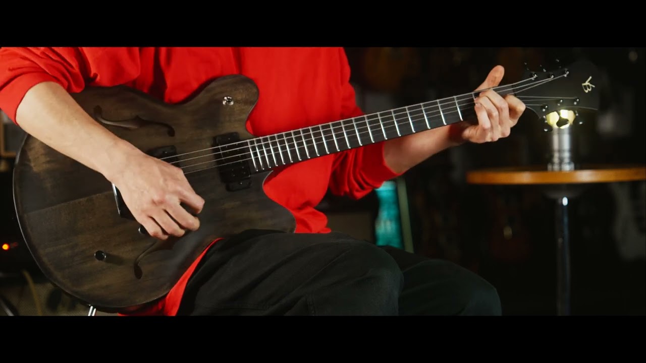 Victor Baker Guitars Model 35 Chambered Semi-hollow F Hole Style