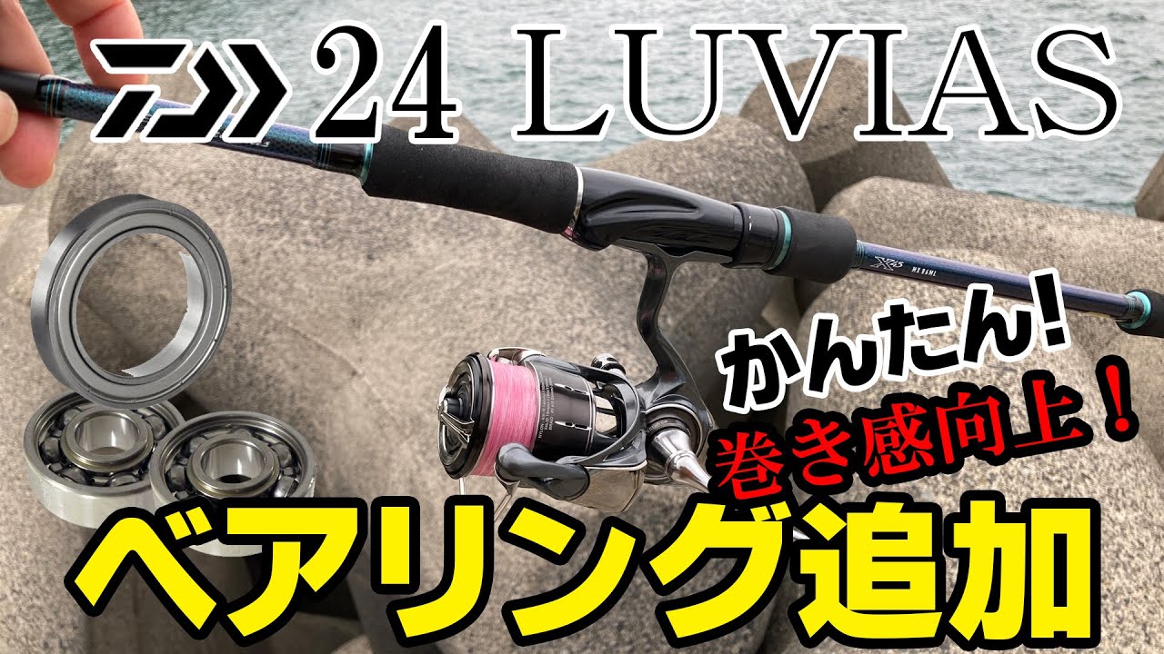Luvias LT2500S ダイワ24 ルビアスフルベアリング化
