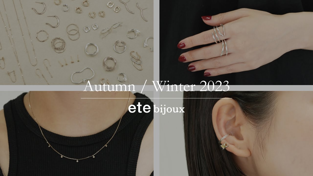 ete bijoux】ロウブラウンゴールドやリサイクルメタルのモダンな