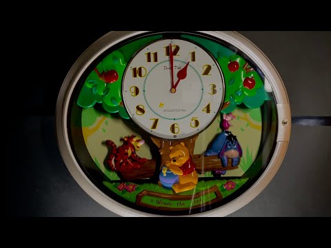 くまのプーさん メロディー時計 FW517S - YouTube
