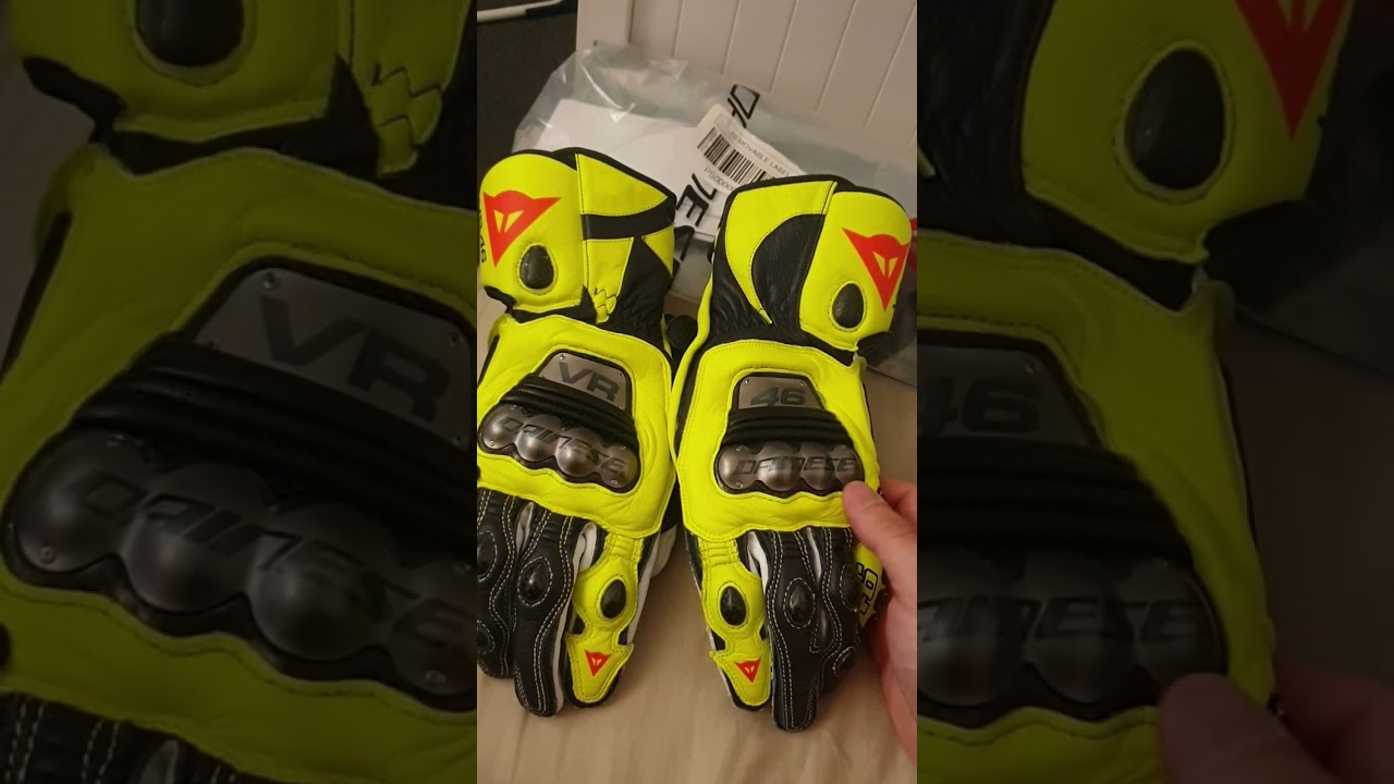 Dainese full metal 6 replica Valentino Rossi gloves review VR46