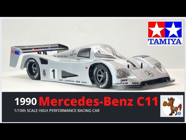 Tamiya R/C Mercedes Benz C11 Group C 47484 - YouTube