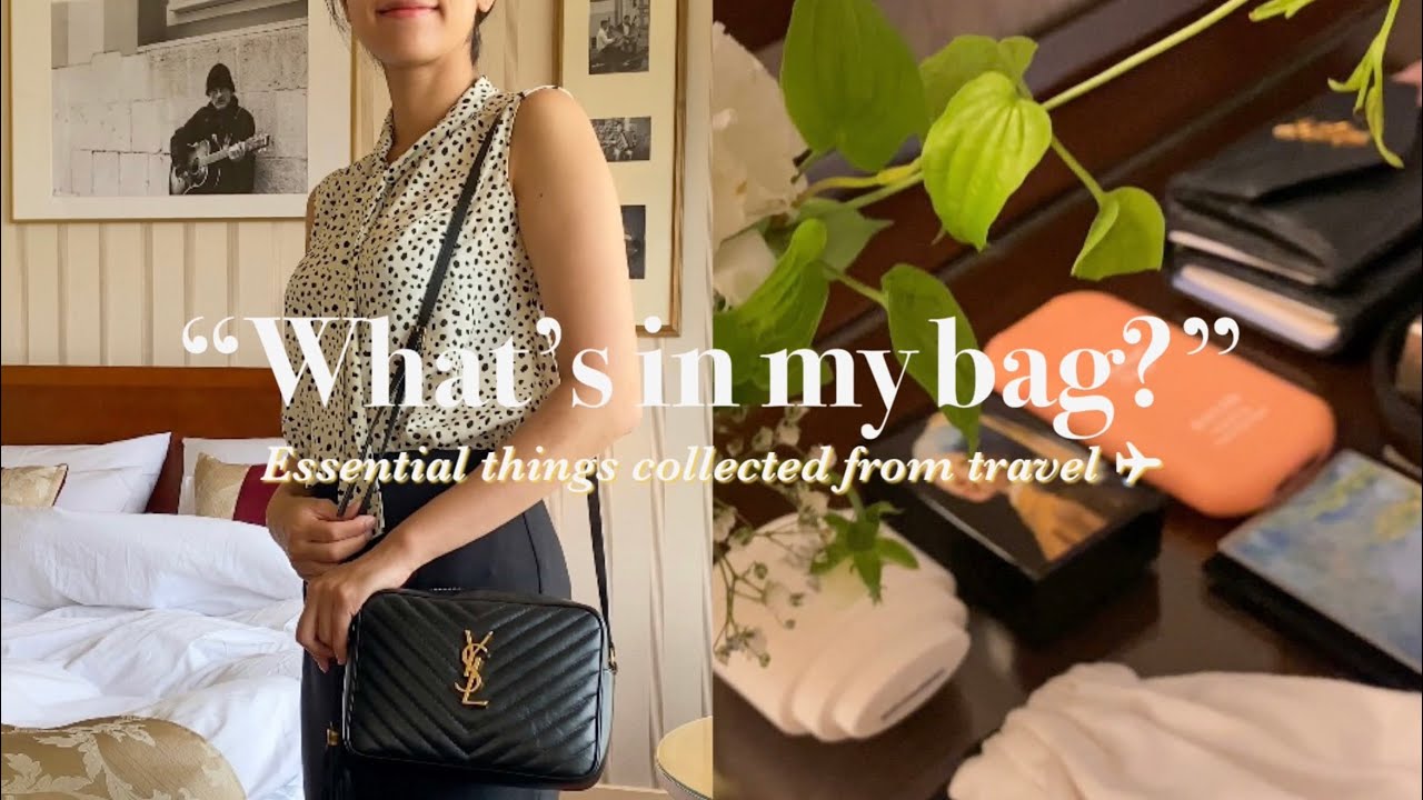 What's in my bag? - YSL/lou camera bag/Japanese girl/things from