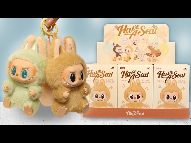 POP MART Labubu Have A Seat Blind Box FULL SET Unboxing - YouTube