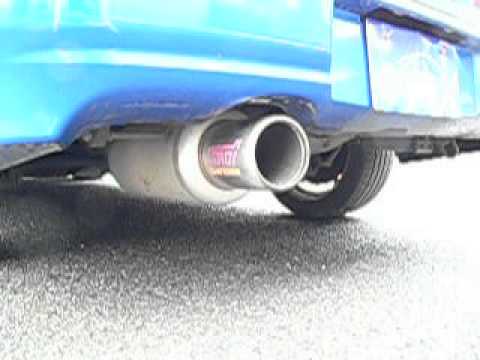 インプレッサ GDB STI Genome マフラー EJ20 サウンド - YouTube