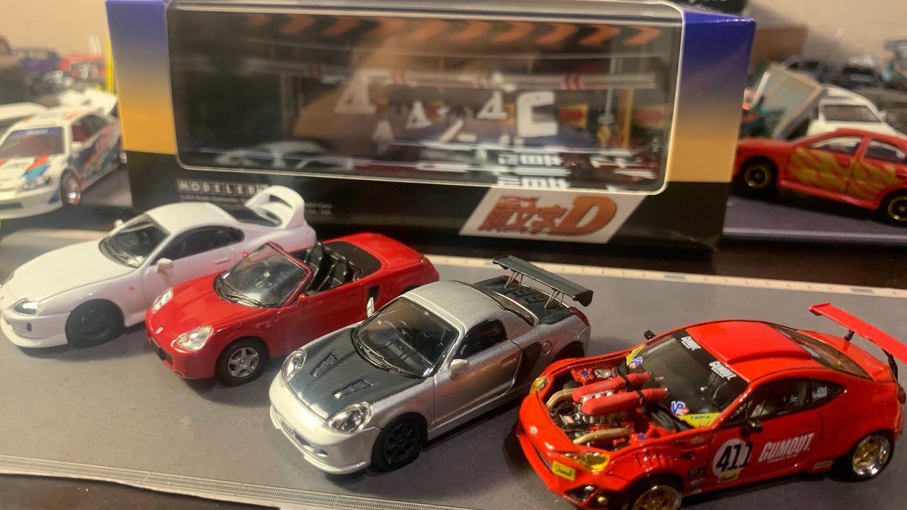 1/64 頭文字D セットVol.5 小柏カイMR-S & 皆川英雄スープラ(JZA80