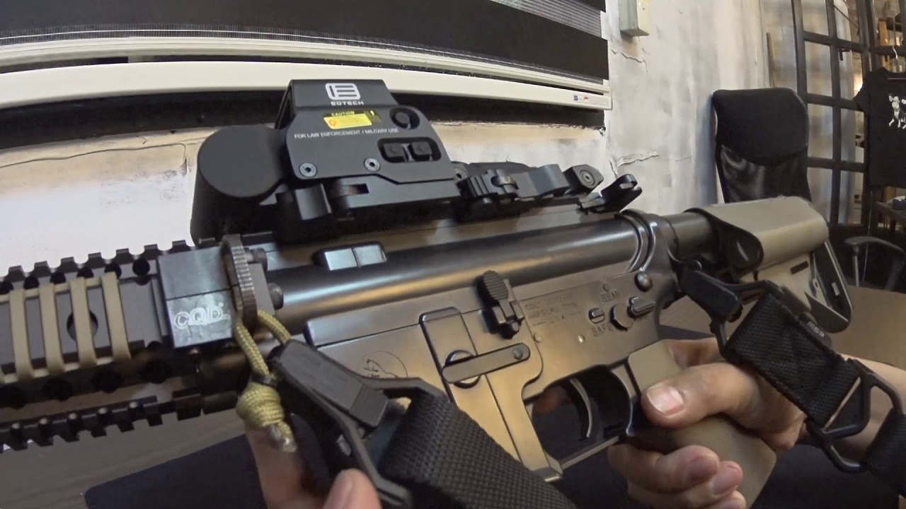 ホロサイトとブースターS&TカスタムMK18詳細 - YouTube