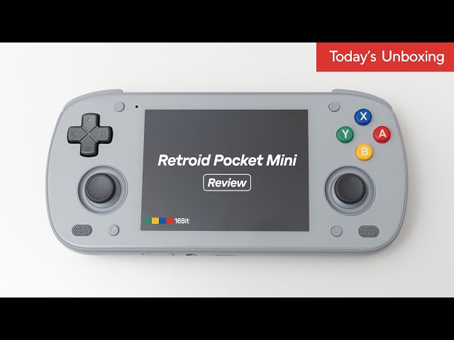 小型でかわいいAndroidゲーム機『Retroid Pocket Mini』16Bitカラーが