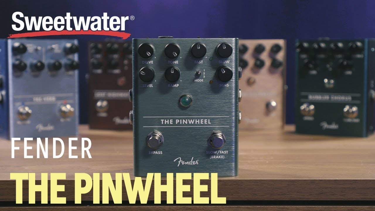 Fender The Pinwheel Rotary Speaker Emulator Demo - YouTube