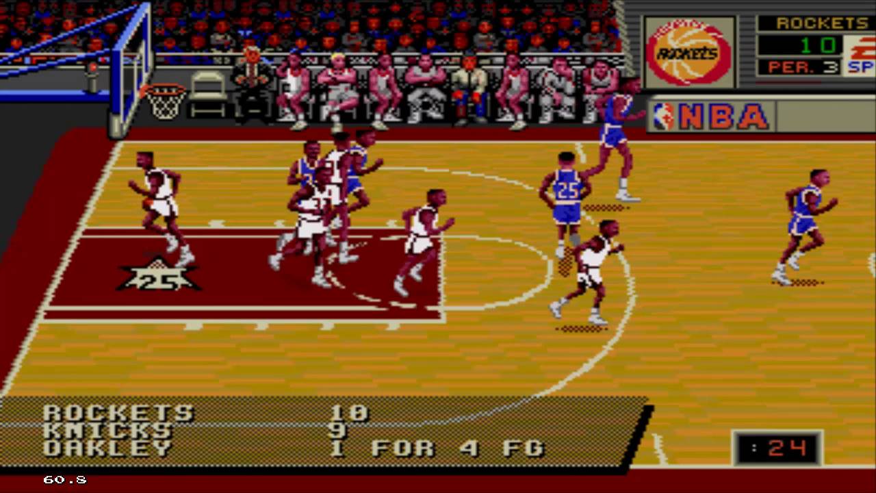 NBA Showdown 94 Sega Genesis Gameplay HD - YouTube