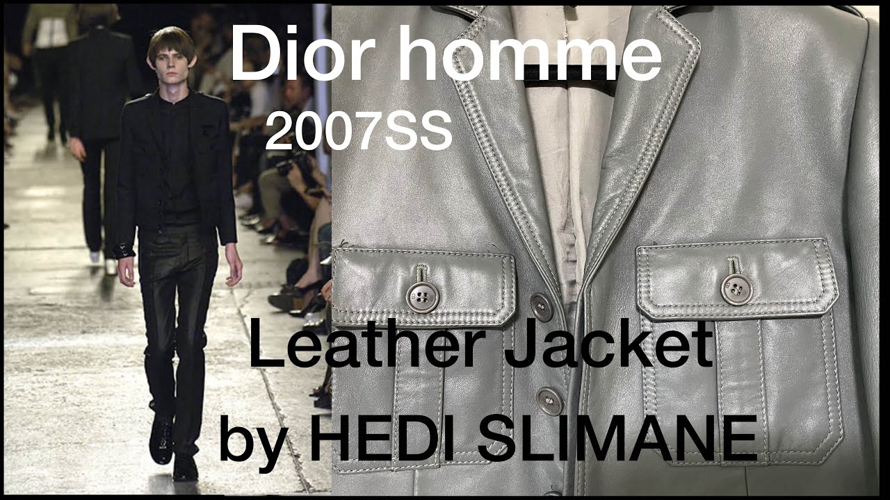 Dior homme】マリンテイストなレザーオフィサージャケット 2007SS WLGT