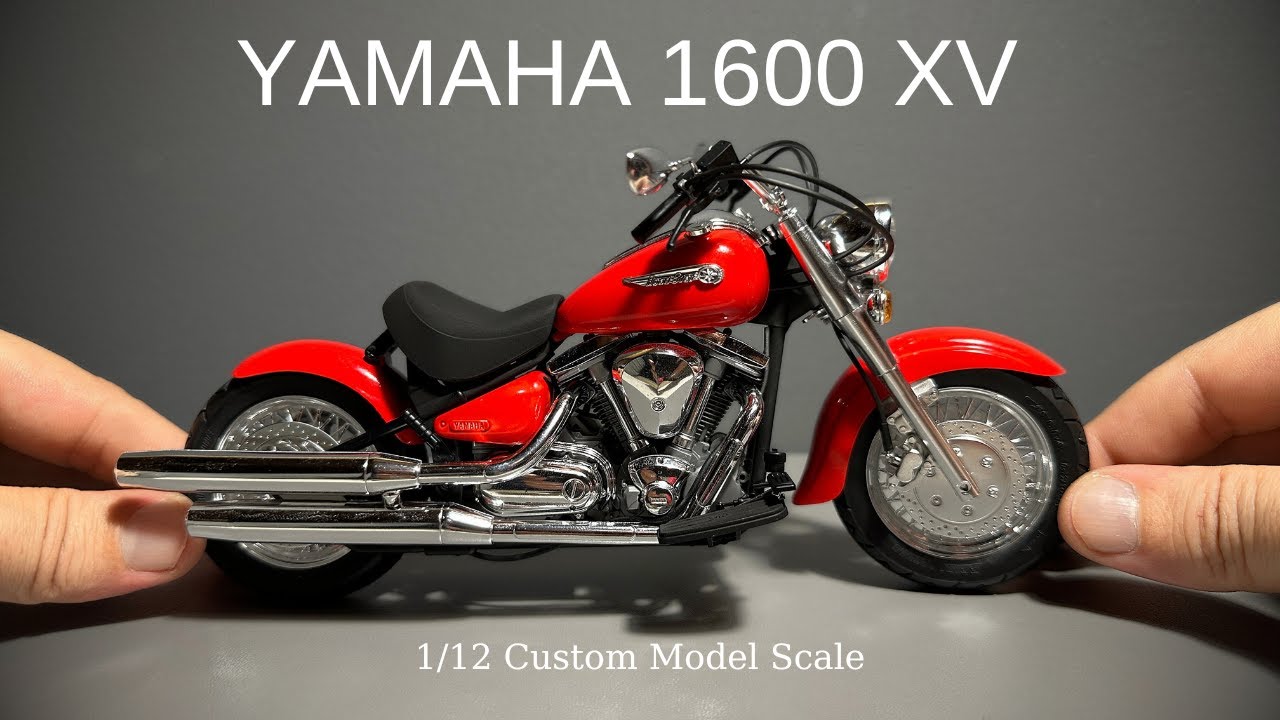Building the Tamiya 1/12 Yamaha 1600 XV with 3D Printed Parts: A