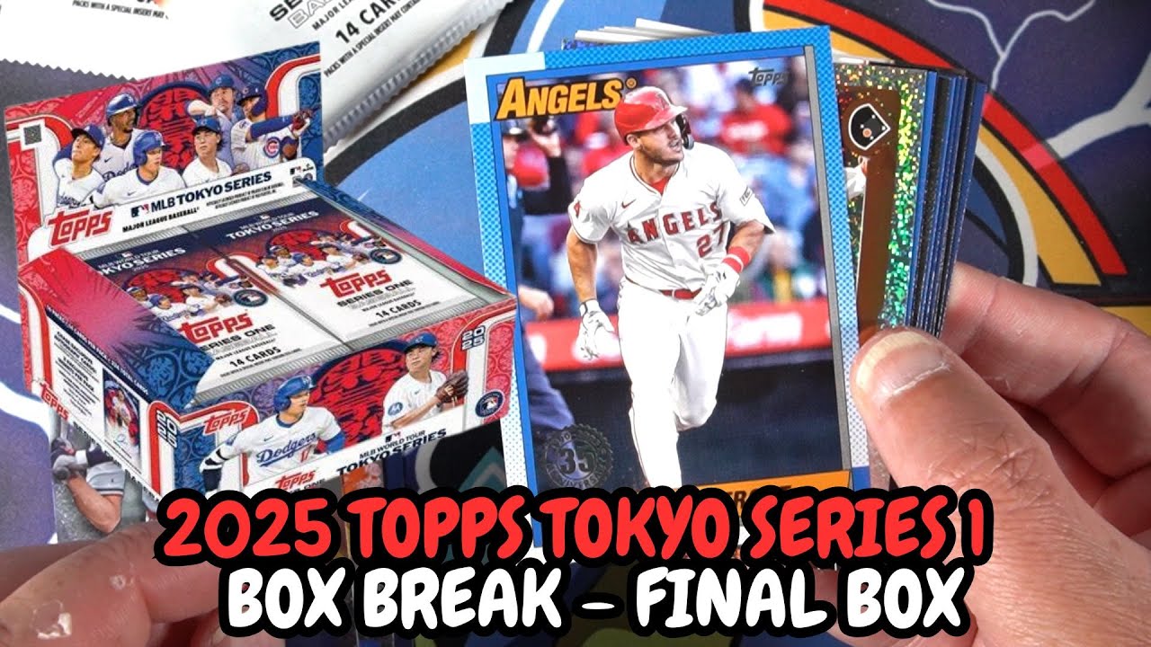 2025 Topps MLB Tokyo Series 1 - FINAL BOX Break - YouTube