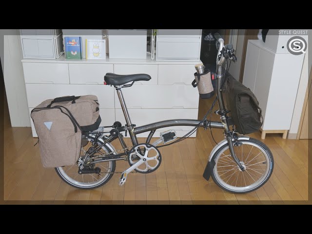 Introducing convenient bags for BROMPTON bicycle trips by Vincita