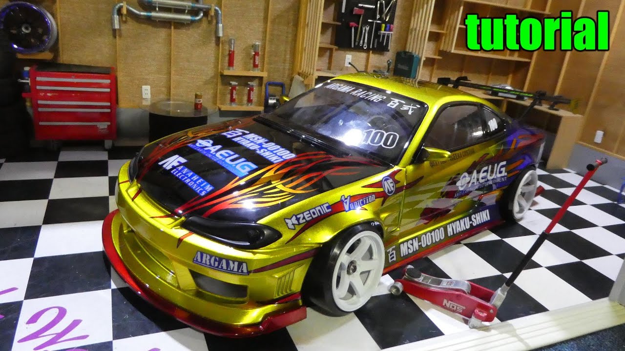 ADDICTION】S15 SILVIA雷神 百式☆チュートリアル - YouTube