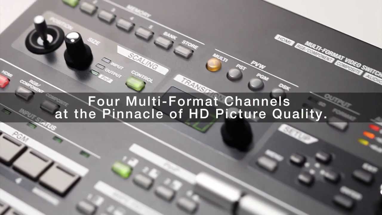 Roland V-40HD Multi-format HD Video Switcher Overview | Full