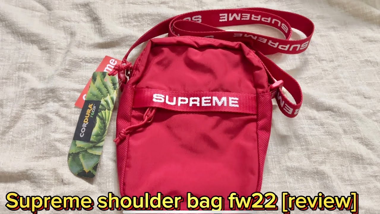 Supreme shoulder bag fw22 [review] - YouTube