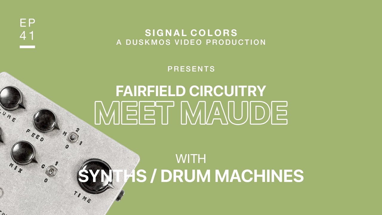 新品 未使用 Fairfield Circuitry Meet Maude Fairfield Circuitry