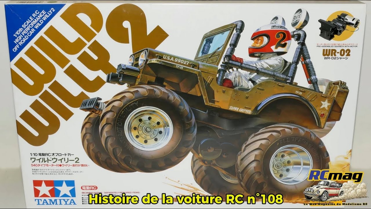 Discovering the Tamiya Wild Willy 2 kit, 1999 edition, chassis WR