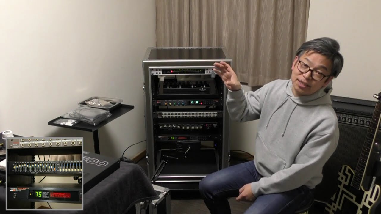 布袋さんみたいなラックを作りたい！ Roland GP-8 布袋さんがこの