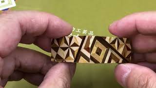 寄木細工 からくりオルゴール（曲名：Let it be）M0022 - YouTube