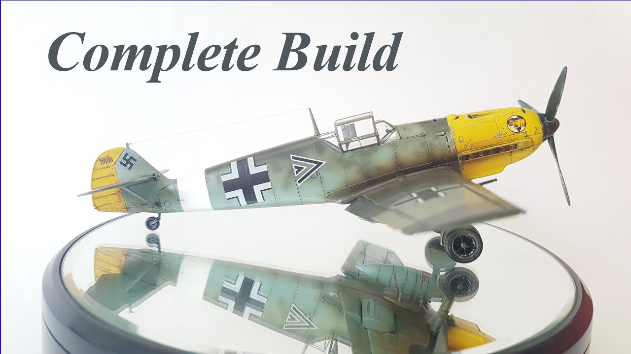 Eduard 1/48 Bf-109 E-7 Complete Build - YouTube