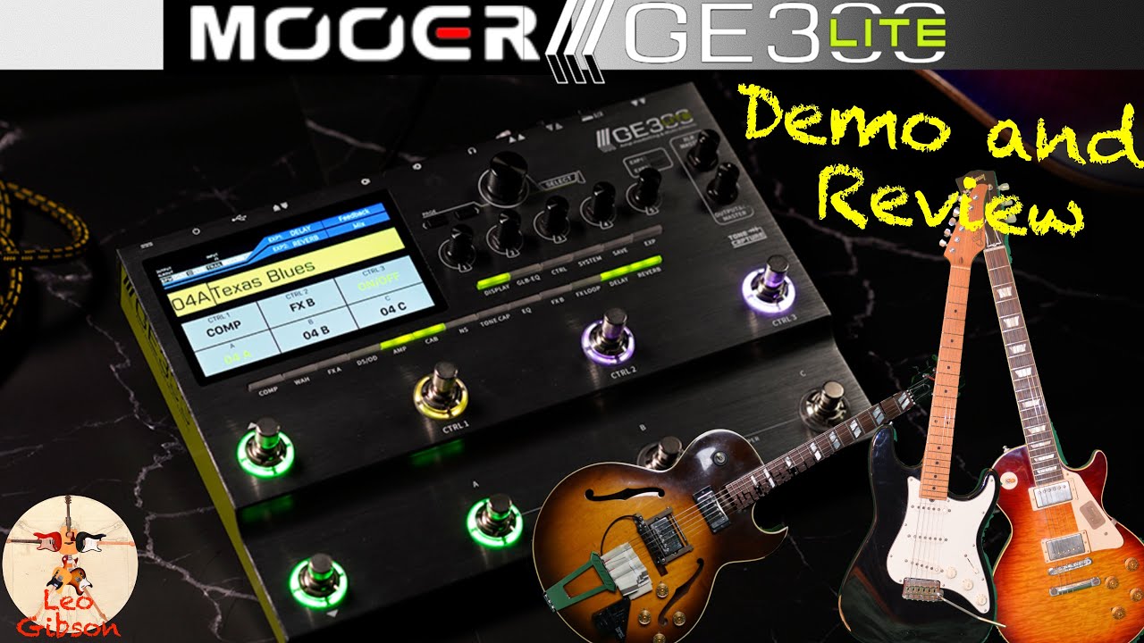 Mooer GE 300 Lite: Demo and Review (tested with both rock and jazz