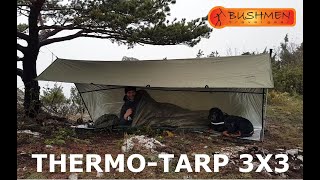 THERMO - Tarp / olive | BRAND,BUSHMEN Travel Gear | PLUGFLUX