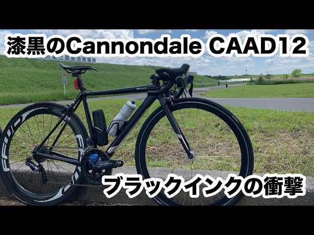 自転車紹介】Cannondale CAAD 12 BLACK INK 先輩YouTuber Kazuhoの愛車