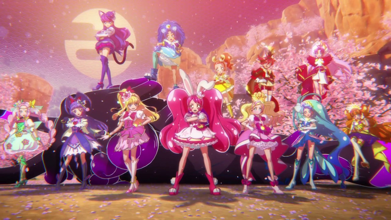 映画プリキュア」スチール解禁、主要キャラが楽しくお花見 - 映画ナタリー