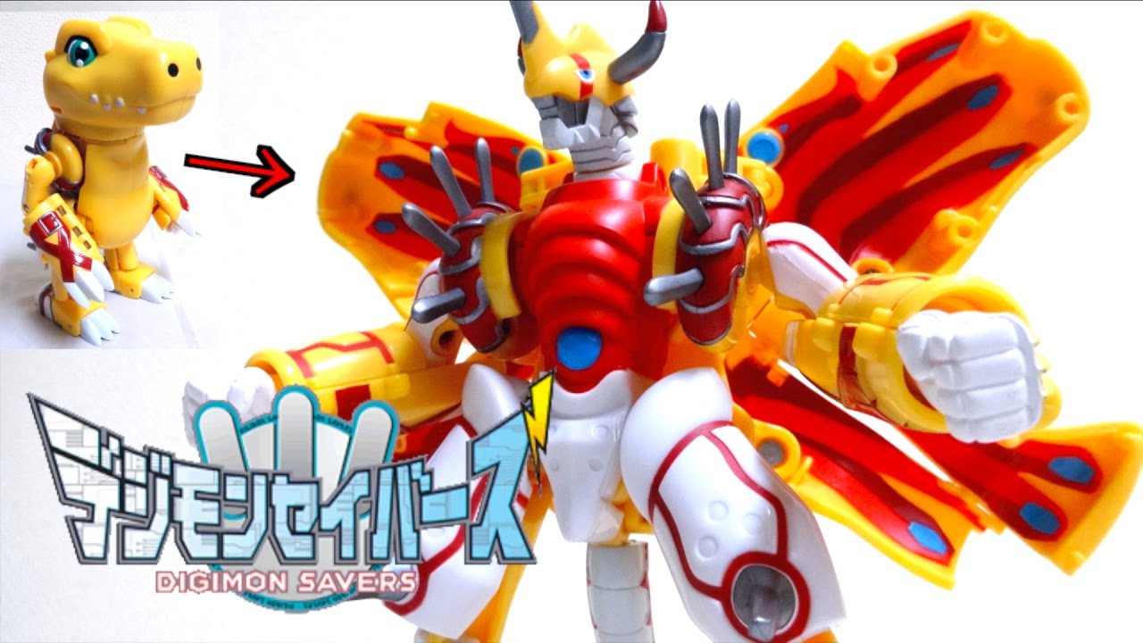 DIGIMON SAVERS】Warp Digivolving ShineGreymon BANDAI KOREA