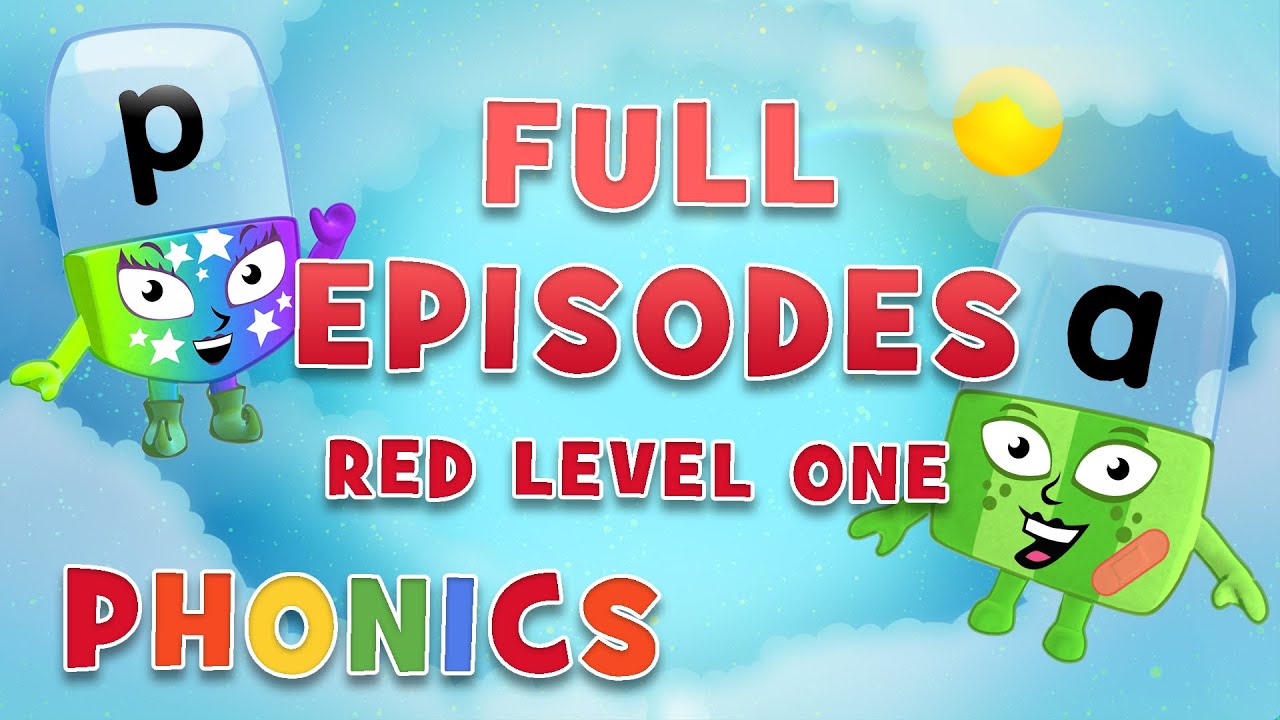 Alphablocks - Red Level One | Full Episodes 1-3 | #HomeSchooling