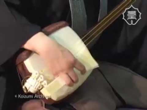 日本 三味線（義太夫) 右手の構え方 木遣音頭 - YouTube
