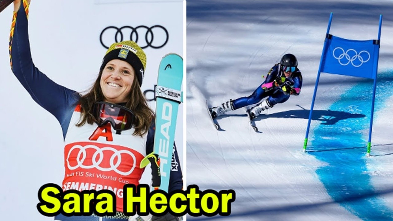 Sara Hector Wins Silver - Alpine Skiing Women's Giant Slalom