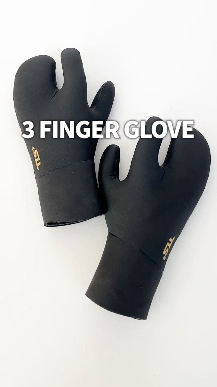 保温性抜群🔥 TLS 3 FINGER GLOVE 2mm｜日本製 ミトングローブ