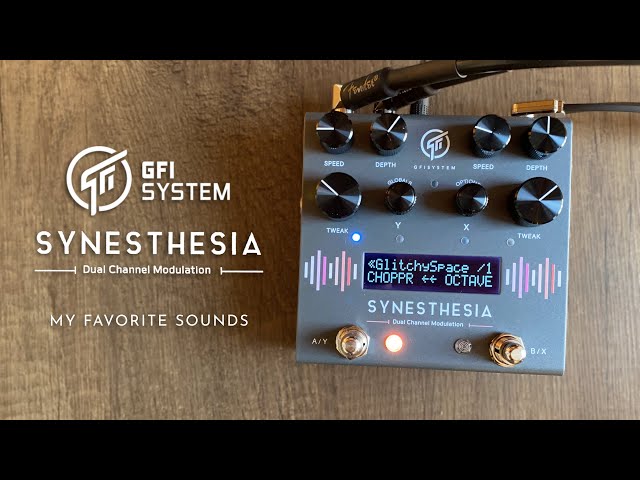 GFI System Synesthesia Dual Modulation - My Favorite Sounds - YouTube