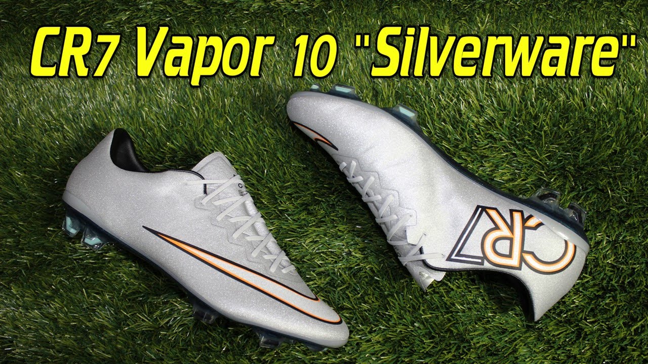 Nike Mercurial Vapor 10 CR7 Silverware - Review + On Feet - YouTube