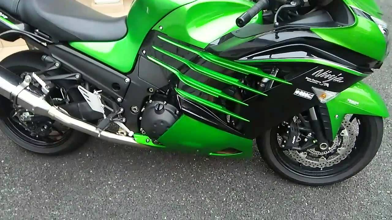 ZX14Rマフラー バンス&ハインズ CS ONEスリップオン サウンド - YouTube