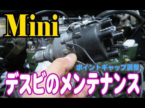 How to maintain the distributor of a Rover Mini. Adjusting the