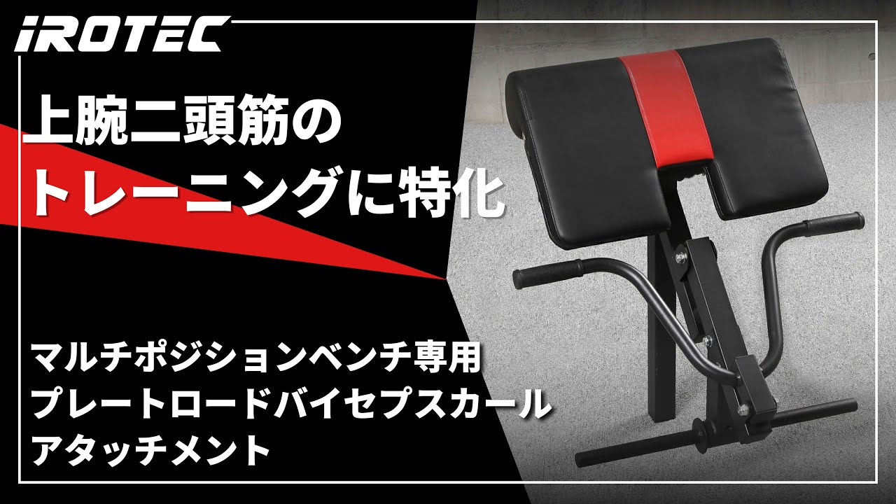 IROTEC（アイロテック）】マルチポジションベンチ専用プレートロード